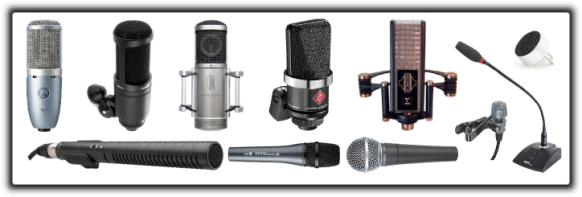 Micrófonos de todo tipo