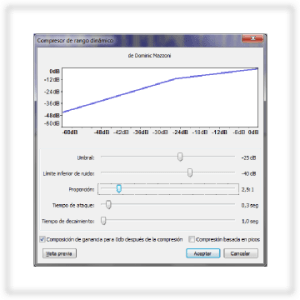 Compresor de Audacity